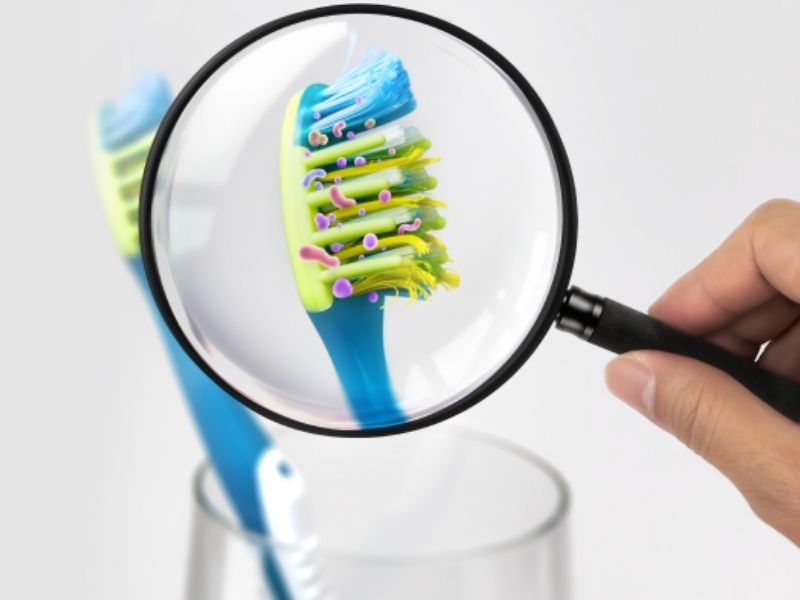 Limpieza del cepillo de dientes